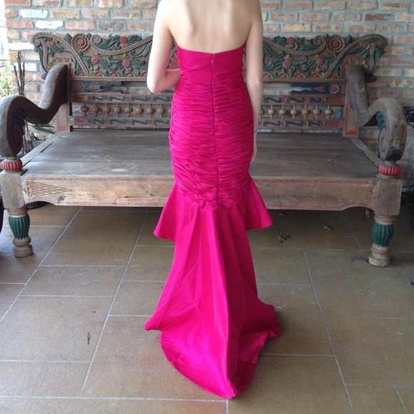 Dalia MacPhee Pink Sweetheart Gown - Picture 2 of 4