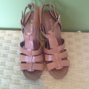 BCBG leather heels