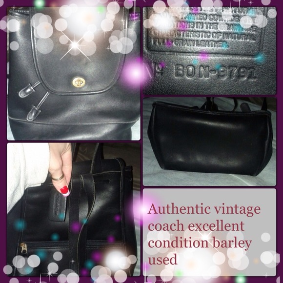 Authentic Coach Backpack large