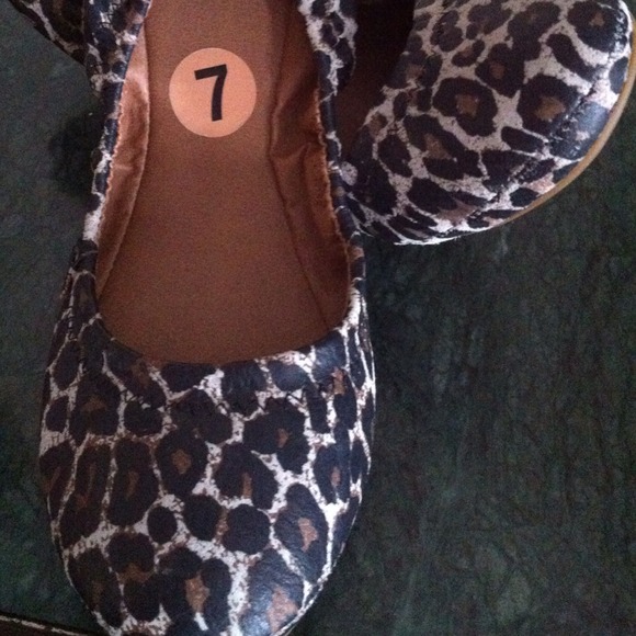 Lucky Brand Ballet Flats Leopard Size 7