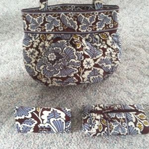 Vera Bradley purse,  wallet, checkbook