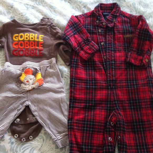 Thanksgiving outfit and Ralph Lauren flannel plaid