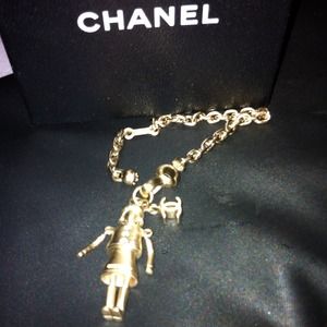 *Reserved*Authentic Chanel diamond bag charm