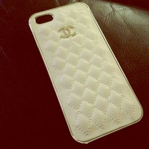 White Chanel iPhone 5 Case