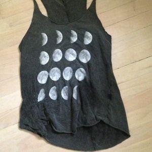 Black Brandy Melville moon tank