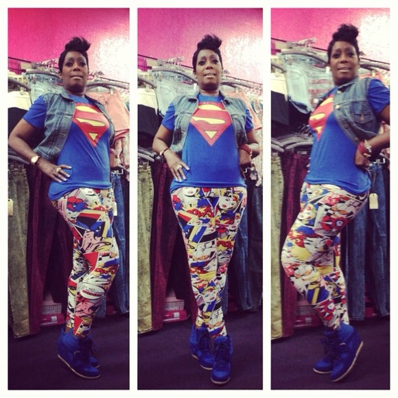 Superman Leggings Set