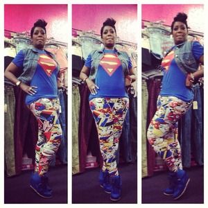 Superman Leggings Set