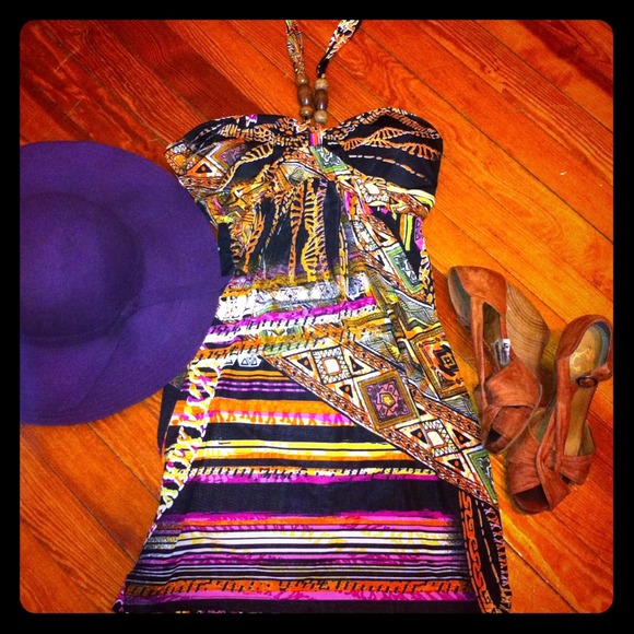 >>Sold>>So cute colorful summer/ beach dress!!