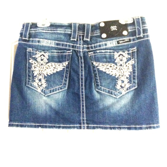 RESERVED Miss Me jean skirt