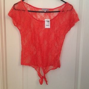 Cute Charlotte Russe lace top