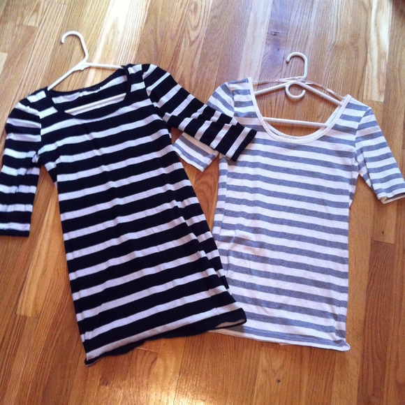 bundle stripe stretchy tops!