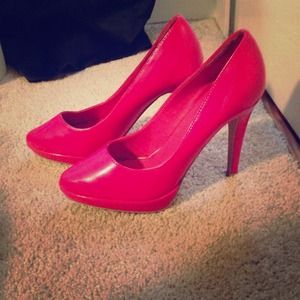 Hot pink heels