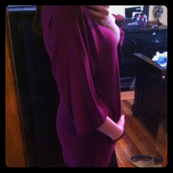 100% cashmere turtle neck sweater dress, like new!