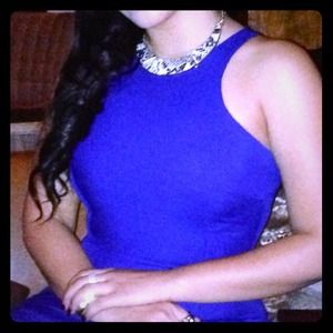 Zara blue dress