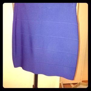 BCBG bandage skirts in blue!