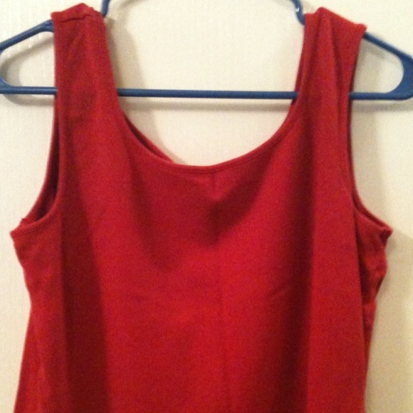 Red tank top. Euro size XXL 44 fits like us large