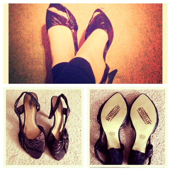 Seychelles bronze heels