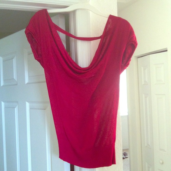 Red Bebe top
