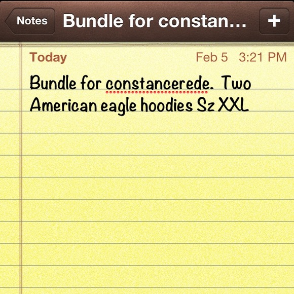 2 American eagle hoodies.  XXL