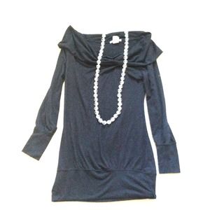 Black Off The Shoulder Designer Top