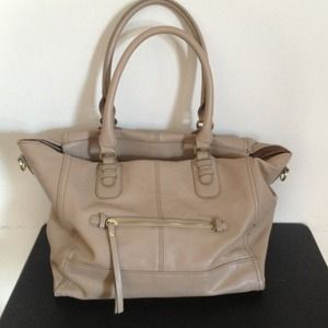 Tan handbag
