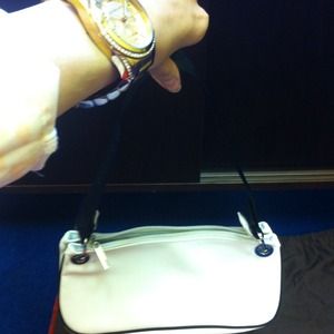 Small White Lacoste purse.