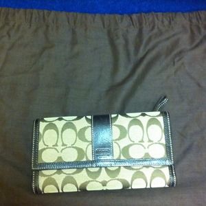 Brown Coach wallet