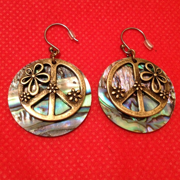 Peace Sign Earrings