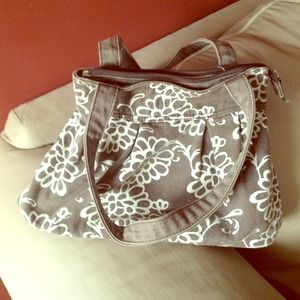 💢Traded💢  Floral canvas purse