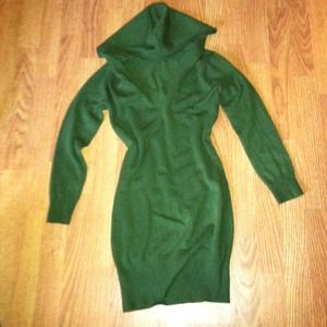 Hooded Sweater dress