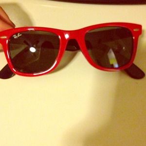 Authentic Ray-Ban Wayfarers in Red ❌RESERVED❌