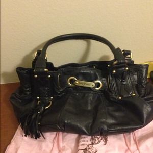 Trade*****Juicy couture black leather handbag