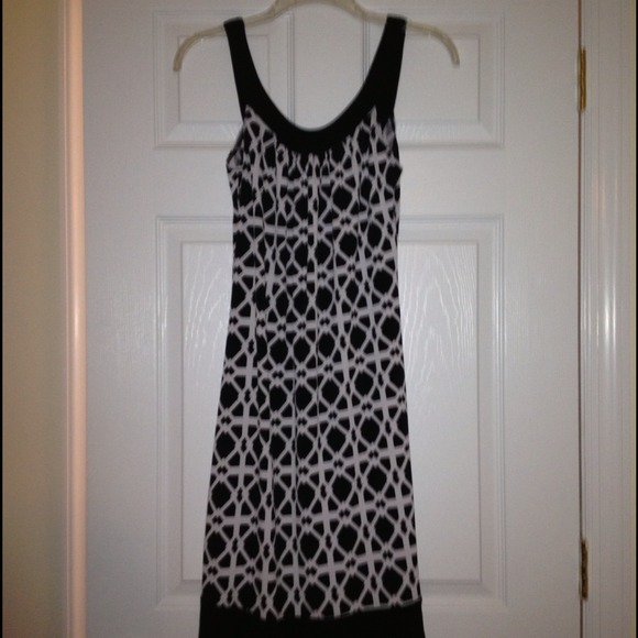 Black and white dress