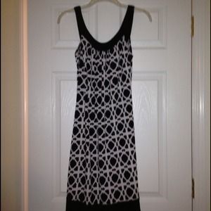 Black and white dress