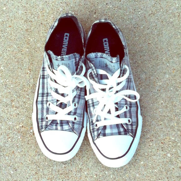 Plaid Converse