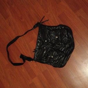 Black cross body bag