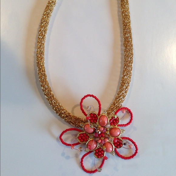 BRASS Knitted necklace