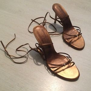 Bronze Cathy Jean dressy sandals