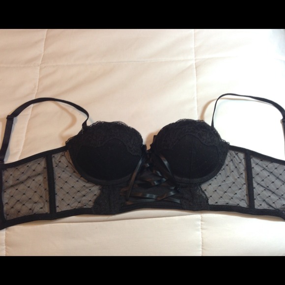 Black Corset style bra from H & M