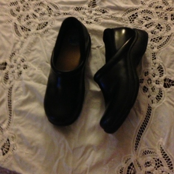 Dansko walking company shoes.
