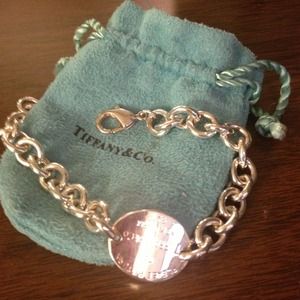 Tiffany inspired 925 sterling bracelet