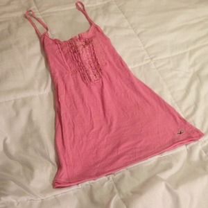 Pink Hollister tank