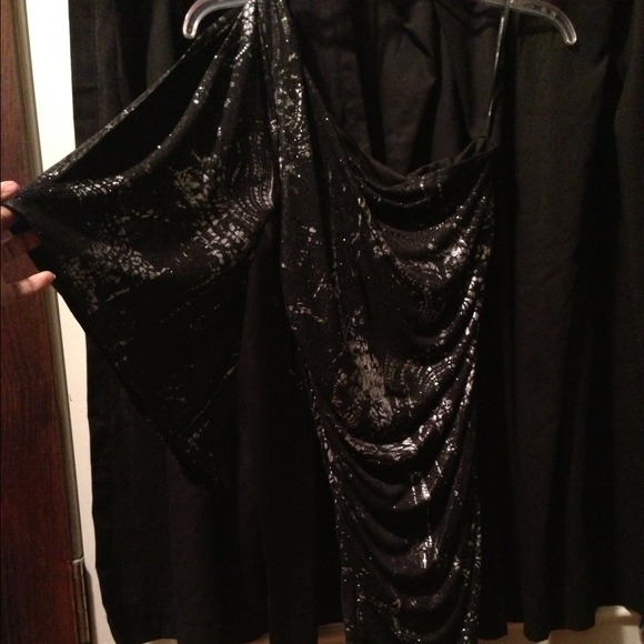 Black glitter forever 21 dress