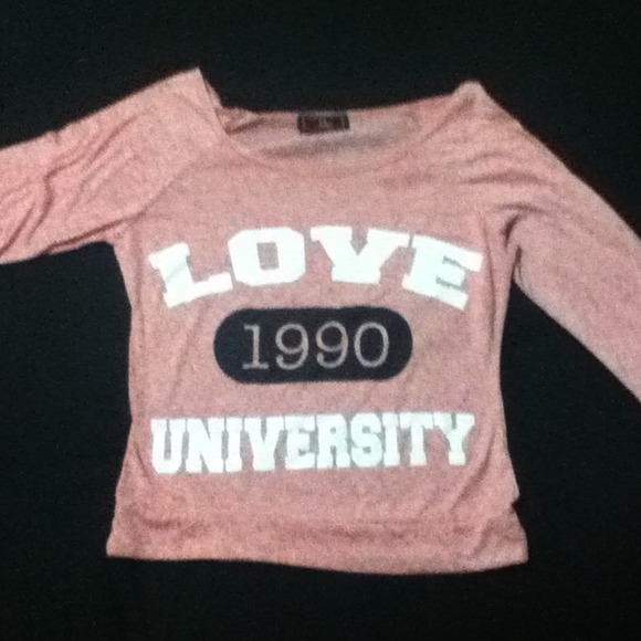 Cute pink long sleeve shirt