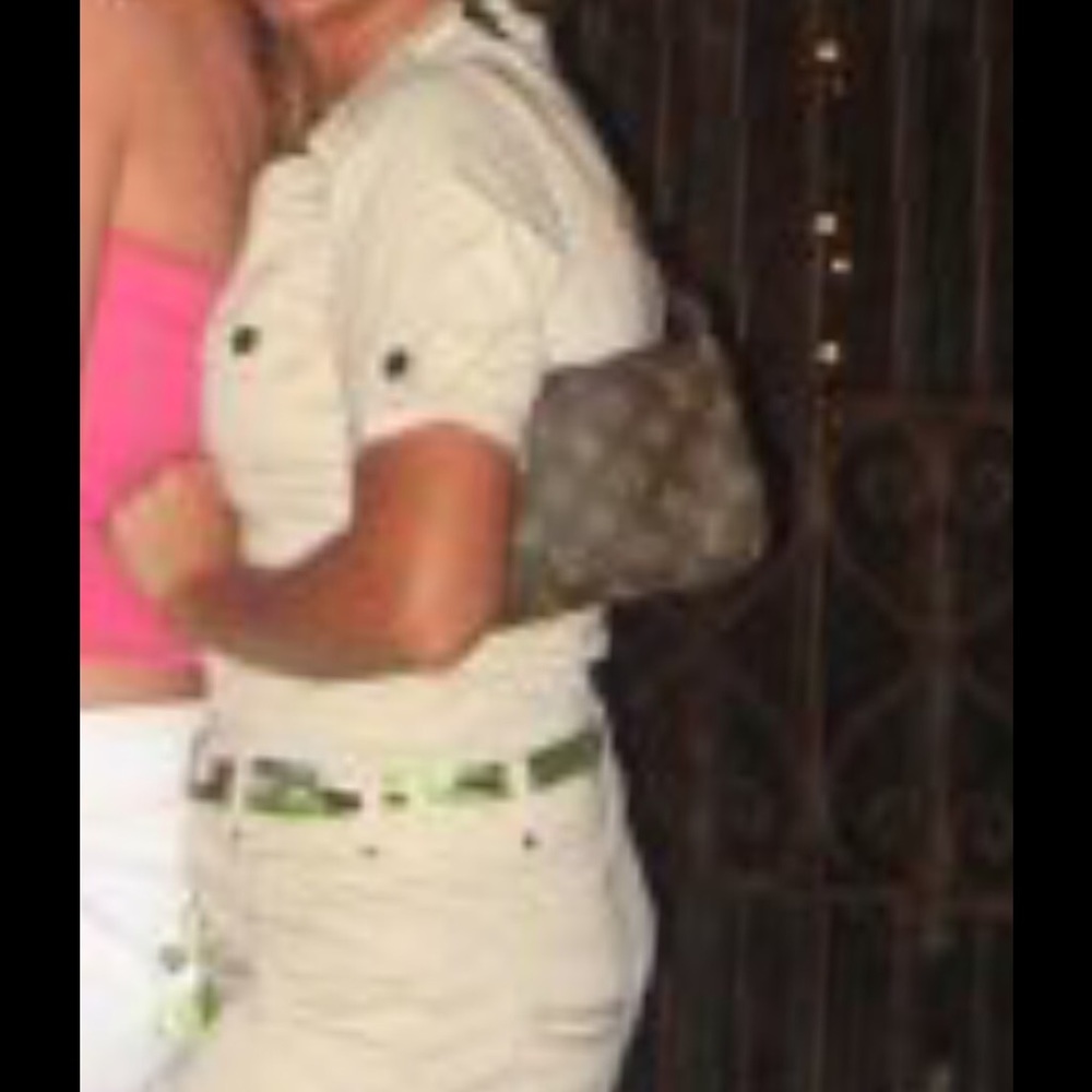 Tan Jumper w Belt,  Super Cute!