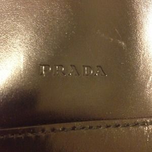 Authentic leather Prada evening bag!