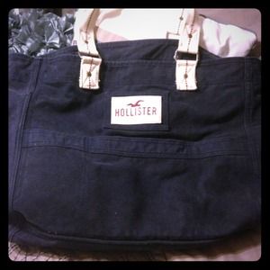 Large canvas Hollister bag