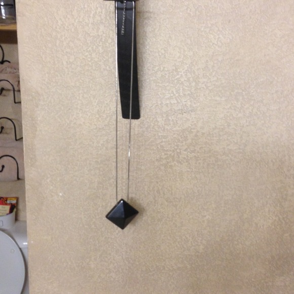 Black and silver necklace