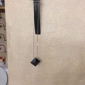 Black and silver necklace