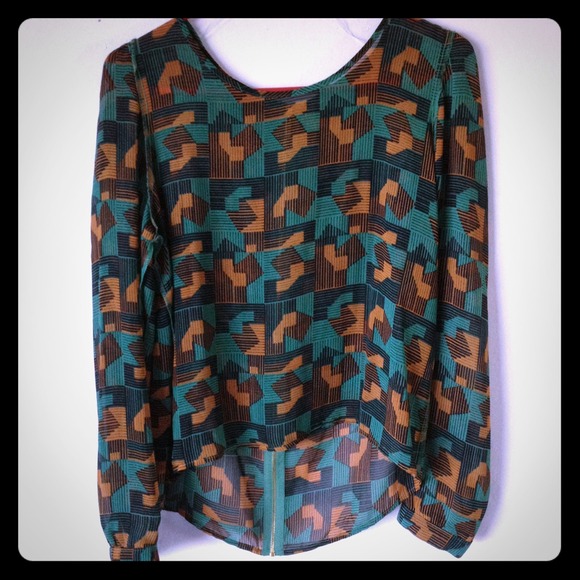 Sheer Retro Top